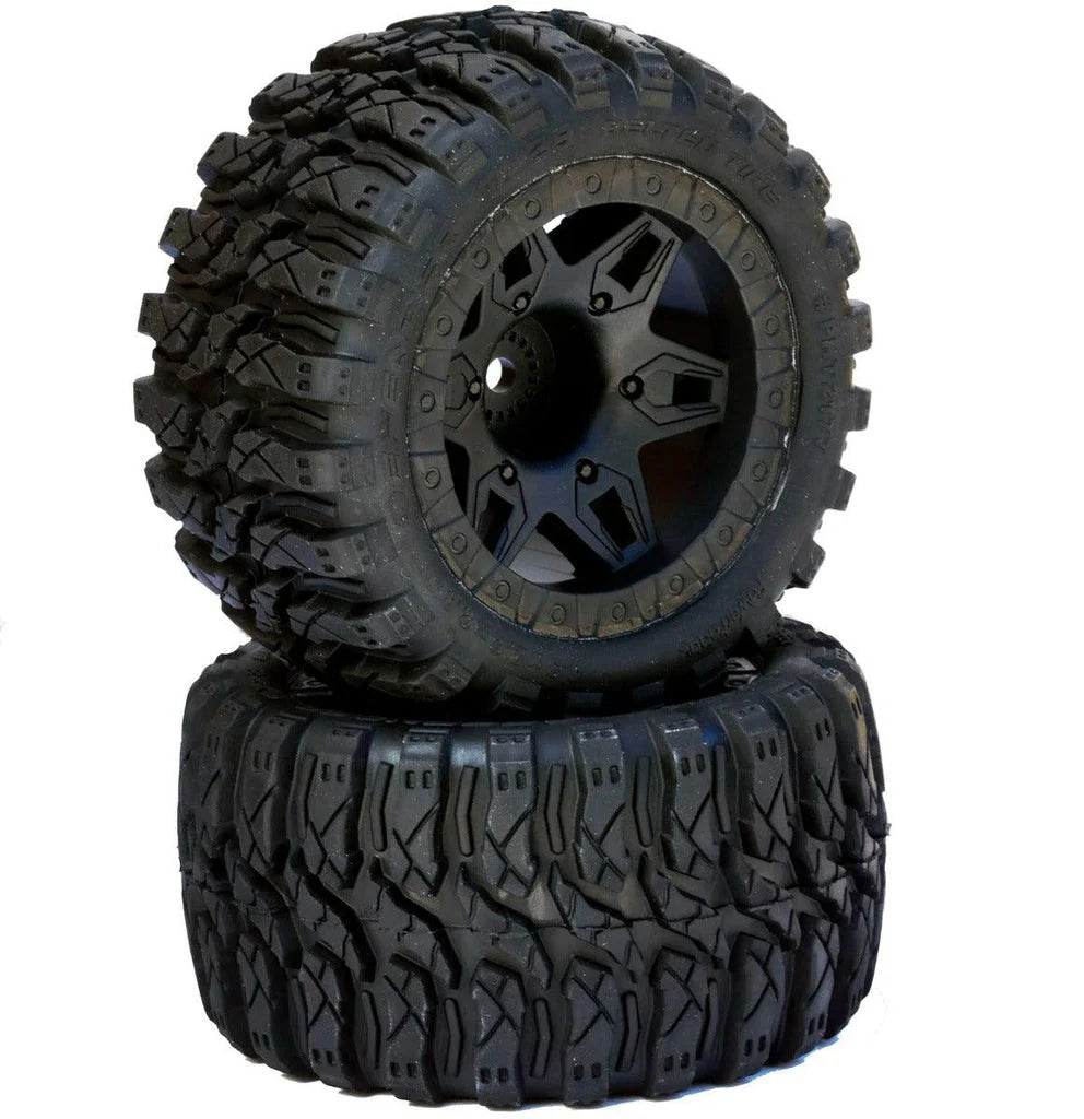 POWERHOBBY PHT2177-10  Defender 2.8” Belted All Terrain Tires 12mm Mounted / 0 Offset