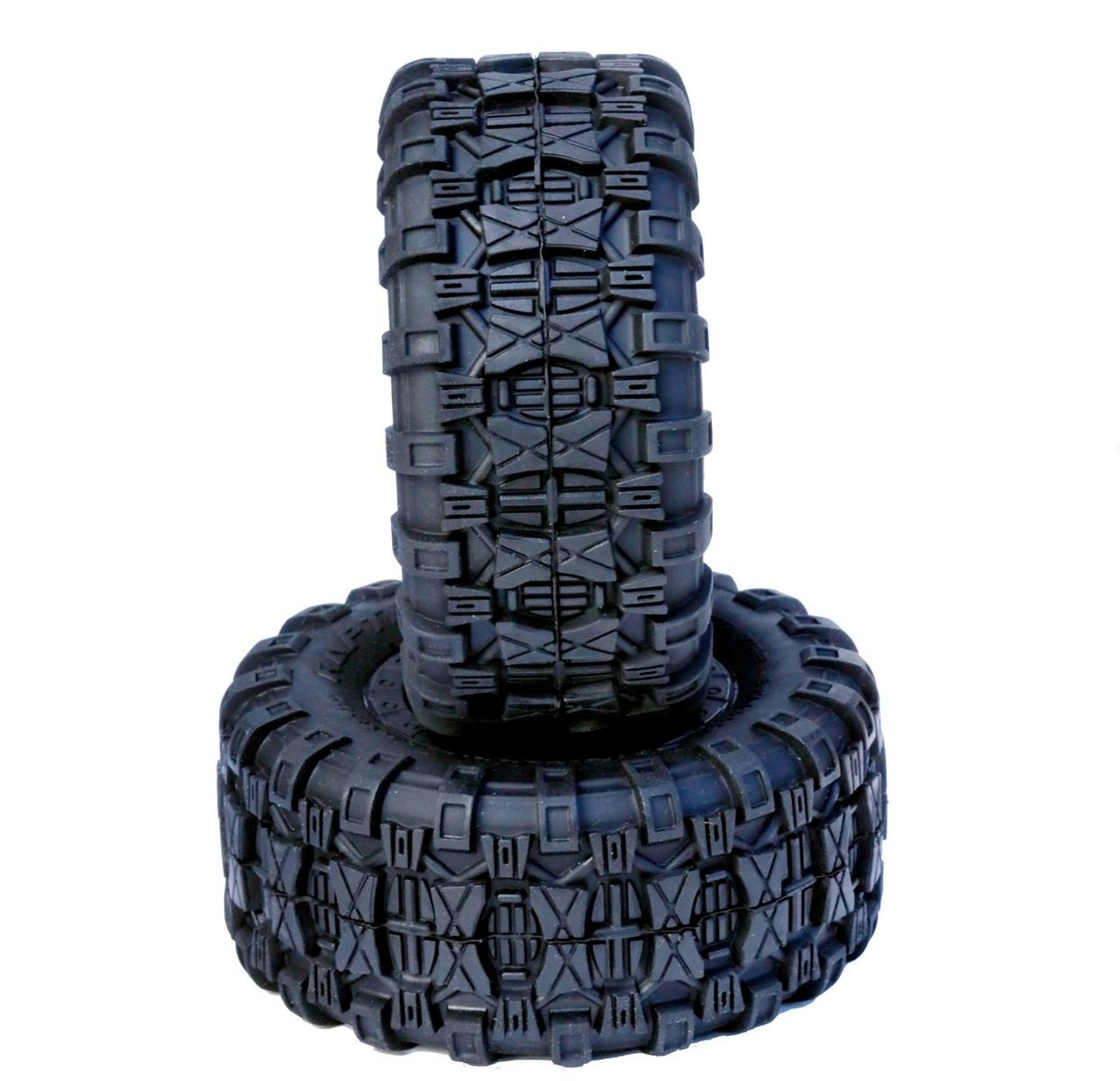 Powerhobby PHT2239-12 Raptor 2.2 SCT All Terrain Belted MOUNTD Tires FOR TRAXXAS Slash 2WD 4WD