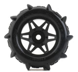 Powerhobby 1/8 Rooster 3.8 Belted Paddle Sand Snow Tires 17mm