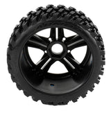 Powerhobby Armor 1/8 Buggy Belted All Terrain Mounted Tires 17MM Claw Wheels