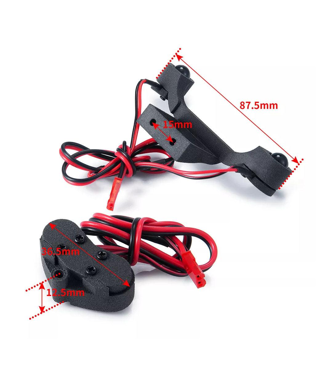 Powerhobby Front & Rear LED Light SET Cobmo FOR Traxxas Rustler 4X4