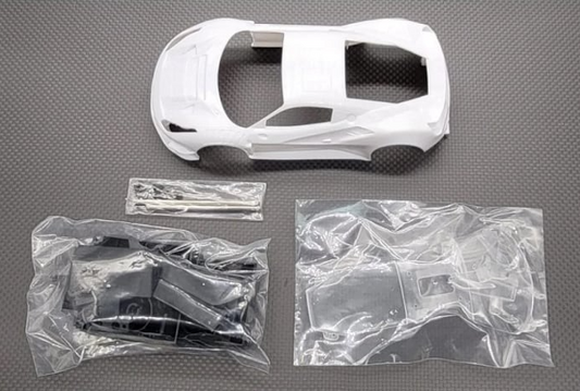 GL Racing GL-488-GT3-K01 1/28 4488-GT3 White Body Kit Set