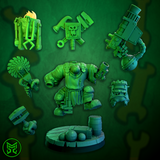 3d Printed Pirate Ork Mekaniks by Mekka Miniatures