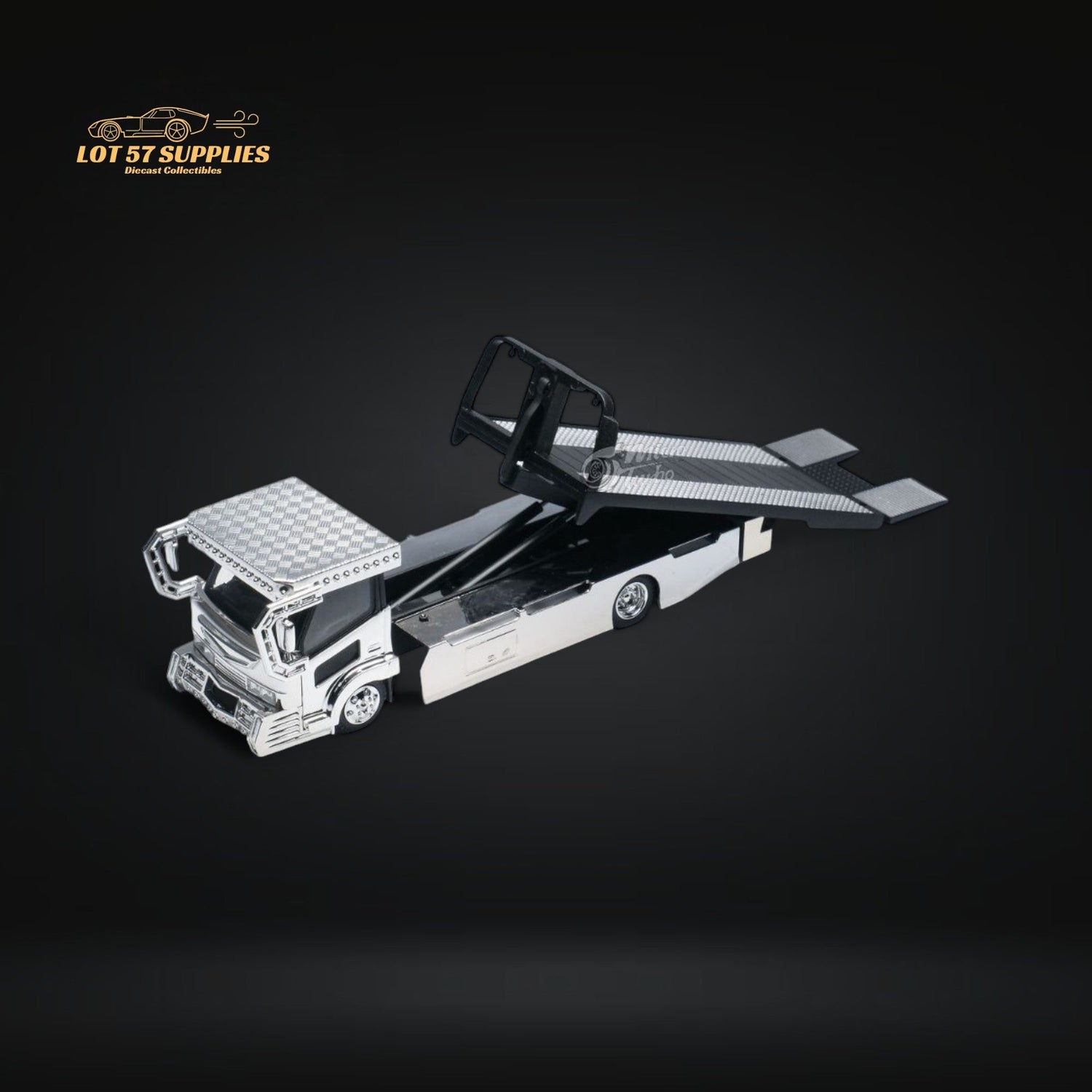 MicroTurbo Dekotora Flatbed Tow Truck 1:64