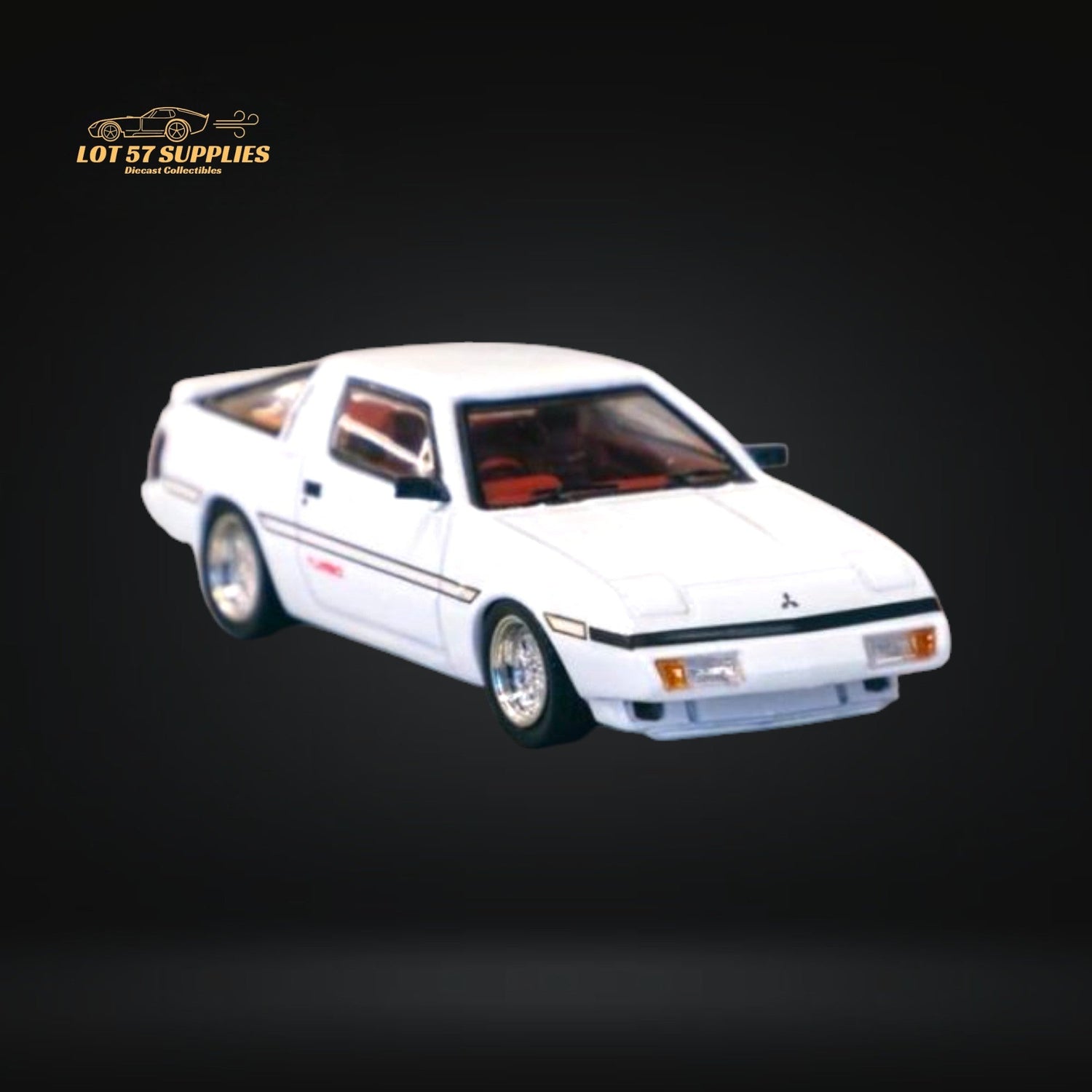 Tarmac Works Mitsubishi Starion White 1:64