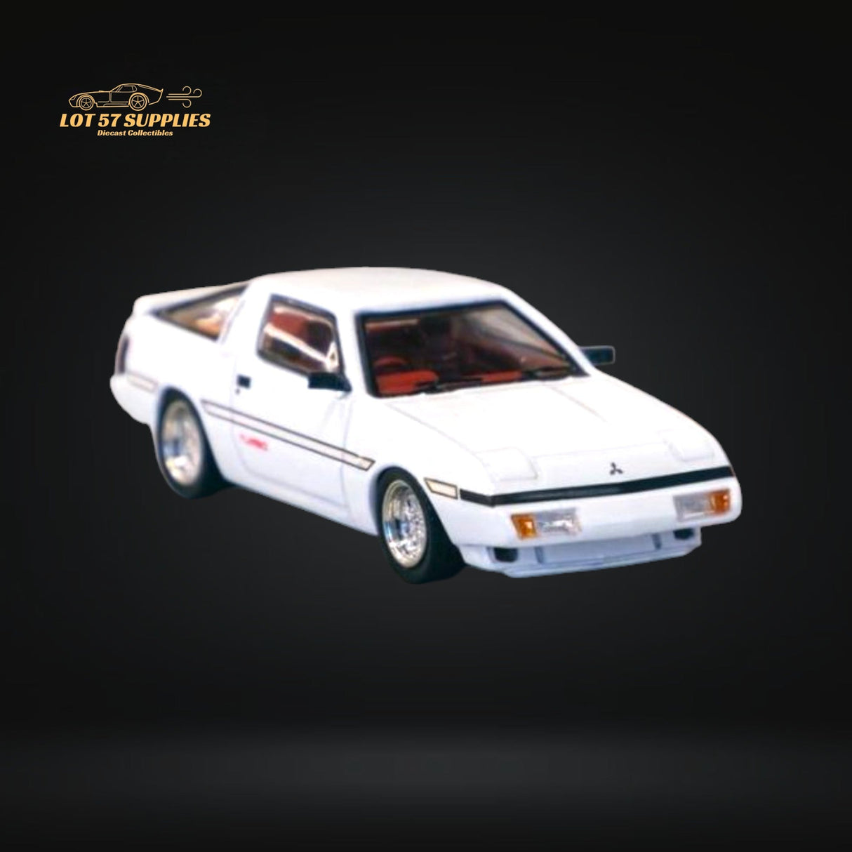 Tarmac Works Mitsubishi Starion White 1:64