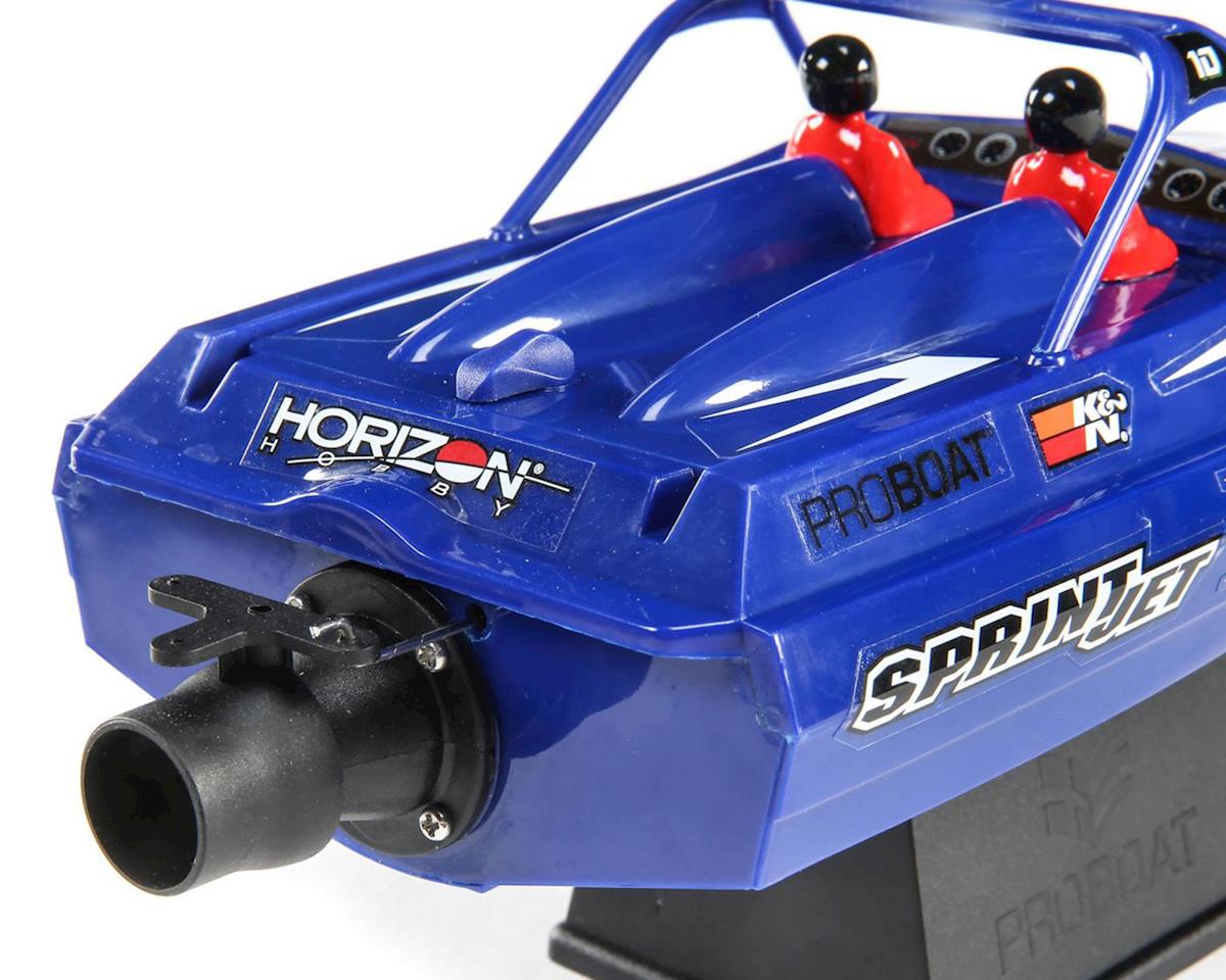 Pro Boat PRB08045T2 Sprintjet 9 Inch Self-Righting RTR Electric Jet Boat (Blue) w/2.4GHz Radio, Battery & Charger