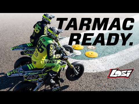 Image of LOSI 1/4 Promoto-SM FXR Supermoto Motorcycle RTR Basic, White