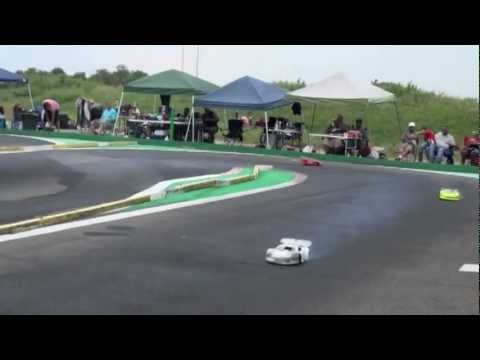 SWEEPS RACING GT8 Preglued (WHITE) BELTED Slick 2pc tire set