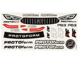 Protoform PRM1580-25 P63 1/10 Touring Car Body (Clear) (190mm) (Light Weight)