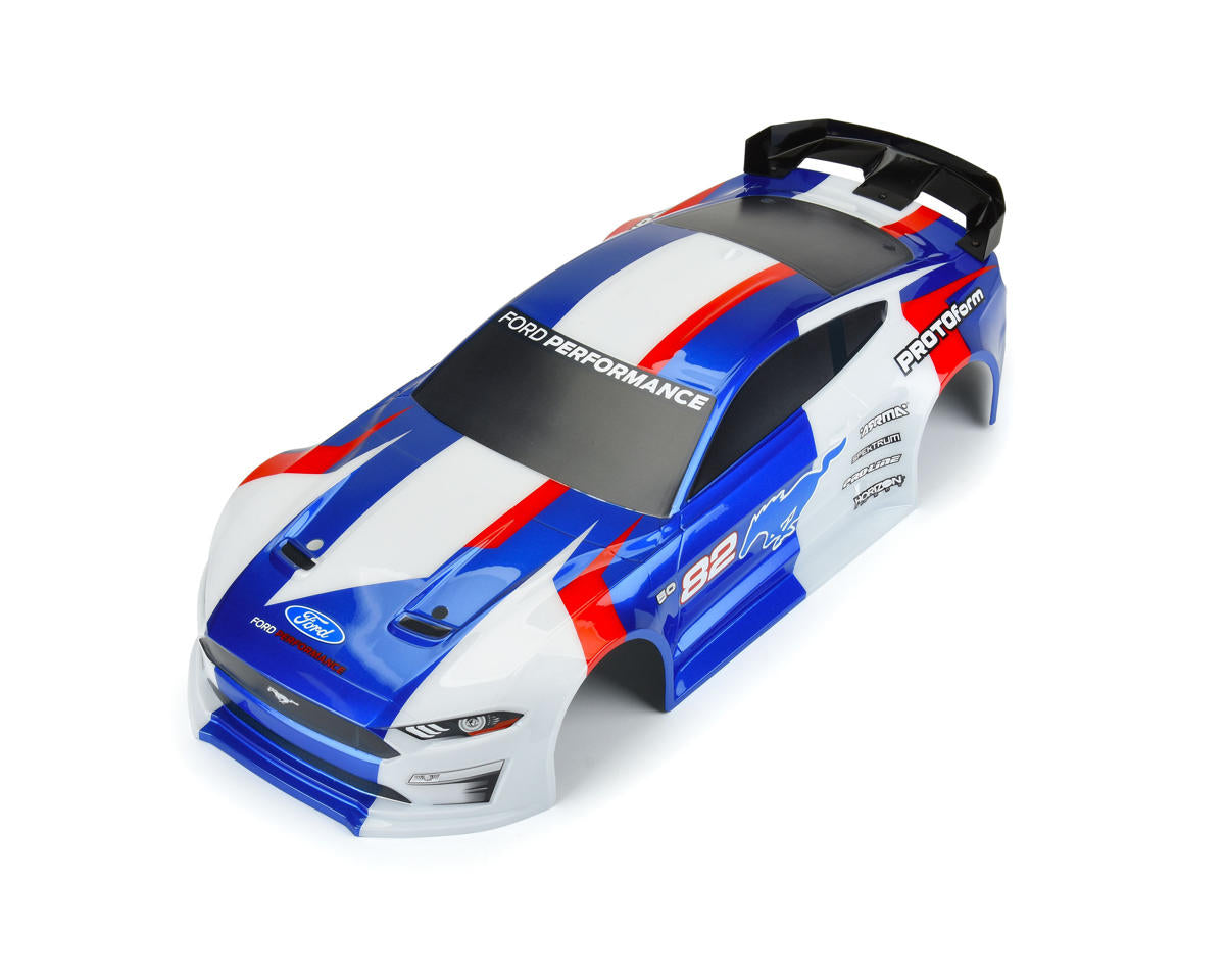 PROTOFORM PRM158213 1/8 2021 Ford Mustang Painted Body (Blue): Vendetta & Infraction 3S