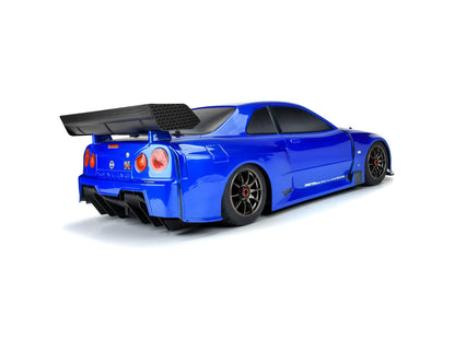 PROTOFORM PRM1584-13 1/7 2002 Nissan Skyline GT-R R34 Painted Body (Blue): Infraction 6S