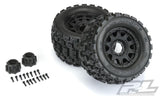 Pro-Line 10127-10 Badlands MX38 3.8" All Terrain Tires Mounted For 17mm MT