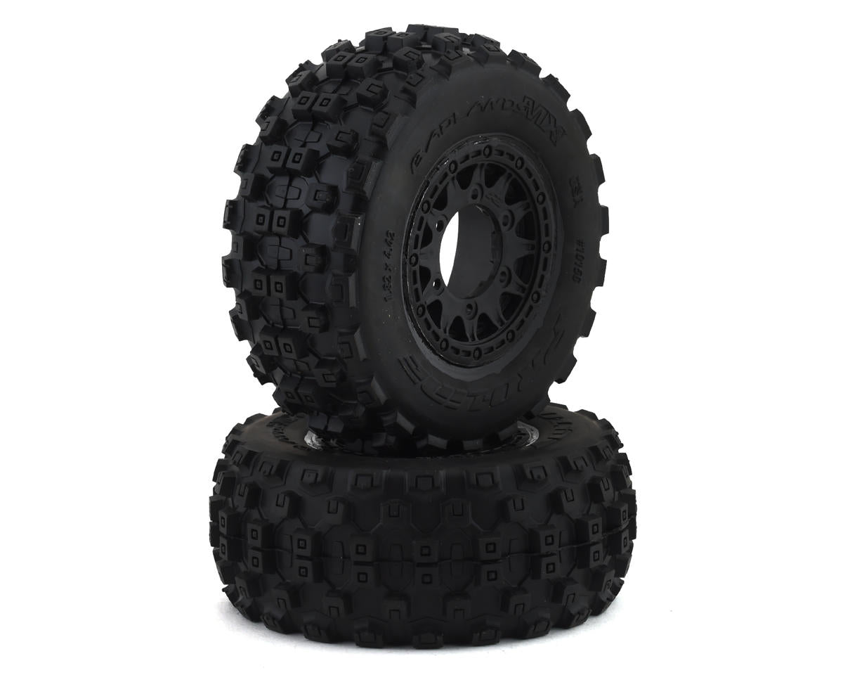 Pro-Line 1015610 Badlands MX SC Tires w/Raid Wheels (Black) (2) (Electric Front) (M2) w/12mm Hex