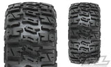 Pro-Line PRO1017510 1/8 Trencher LP F/R 3.8" MT Tires Mounted 17mm Black Raid (2)