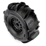 Pro-Line 1/7 Dumont Paddle F/R Tires Pre-Mounted 17mm (2) Black Arrma Mojave