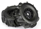 Pro-Line 1/7 Dumont Paddle F/R Tires Pre-Mounted 17mm (2) Black Arrma Mojave