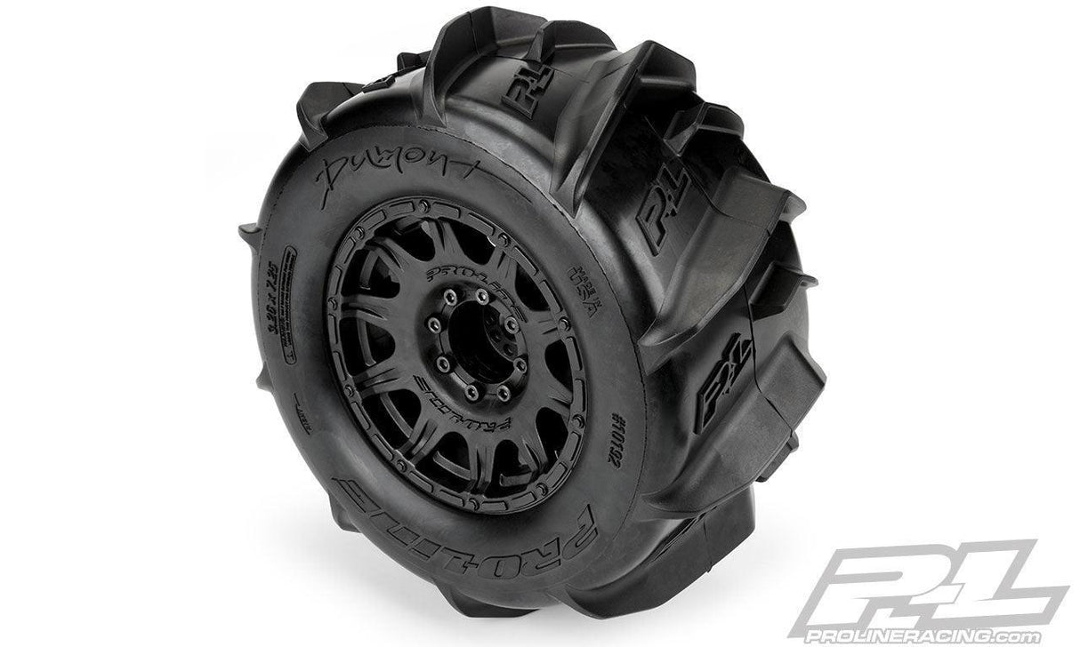 Pro-Line Dumont 3.8" Paddle Sand/Snow Tires Mounted For 17mm MT Traxxas Maxx
