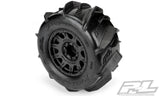 Pro-Line Dumont 3.8" Paddle Sand/Snow Tires Mounted For 17mm MT Traxxas Maxx