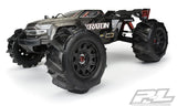 Pro-Line Dumont 3.8" Paddle Sand/Snow Tires Mounted For 17mm MT Traxxas Maxx