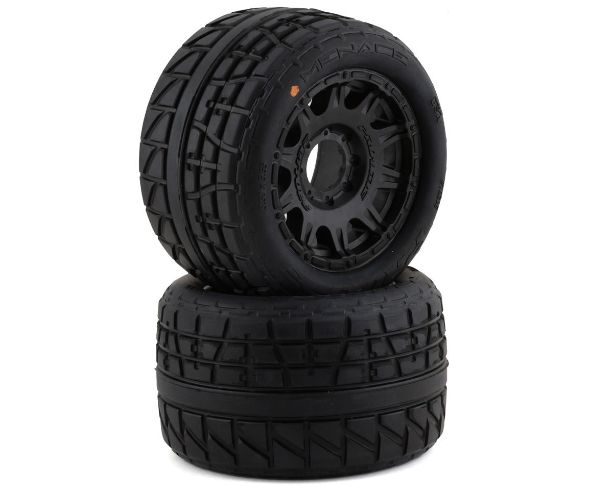 Pro-Line 10206-10 Menace HP Belted 3.8" Pre-Mounted Truck Tires (2) (Black) (S3) w/Raid Wheels