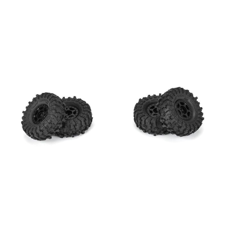 Pro-Line Mickey Thompson Baja Pro X 1.0" Mounted Tires / Wheels (4) Axial SCX24