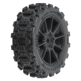 Pro-Line Badlands MX 1.9 Buggy Tires Mach-10 Black Wheels Typhon GROM