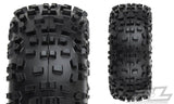 Pro-Line Badlands 2.8" Mounted Tires /Wheels Traxxas Stampede Rustler 2wd 4X4