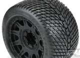 Pro-Line Road Rage 3.8" Street Tires Mounted For 17mm MT Mounted on Raid Black