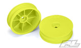 Pro-Line Velocity Narrow 2.2" Hex Carpet Front Yellow Wheel Kyosho RB7 ASS B6
