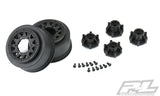 Pro-Line Raid 2.2"/3.0" Black 6x30 Removable Hex SC Wheels Traxxas Slash
