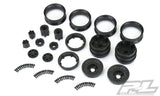 Pro-Line 2786-00 Carbine 1.9" Black Plastic Internal Bead-Loc Dually Wheels