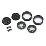 Pro-Line 2809-03 1/10 Holcomb 1.9" 12mm Crawler Bead-Loc Wheels (2) Black