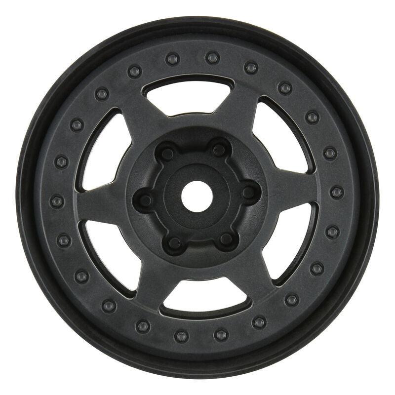 Pro-Line 2809-03 1/10 Holcomb 1.9" 12mm Crawler Bead-Loc Wheels (2) Black