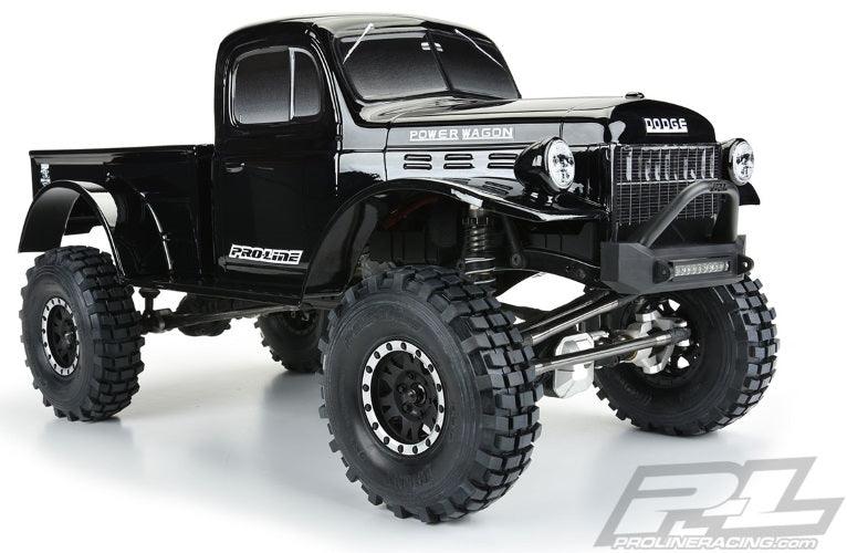 Pro-Line 3499-18 1946 Dodge Power Wagon Black Body 12.3 Wheelbase Crawlers