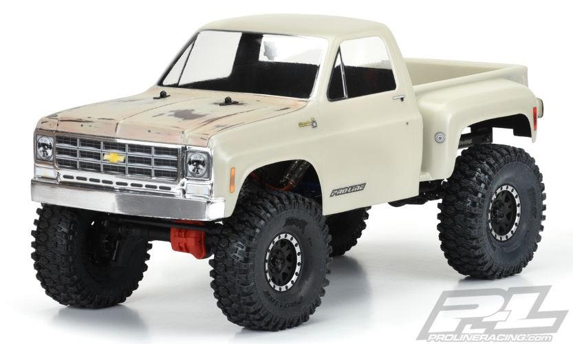 Pro-line 3522-00 1978 Chevy K-10 Clear Body 12.3" (313mm) Wheelbase Rock Crawler