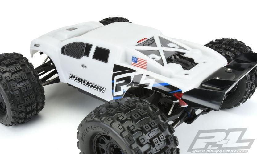 Pro-Line 3530-15 Pre-Cut Brute Bash Armor (White) Body For E-Revo 2.0