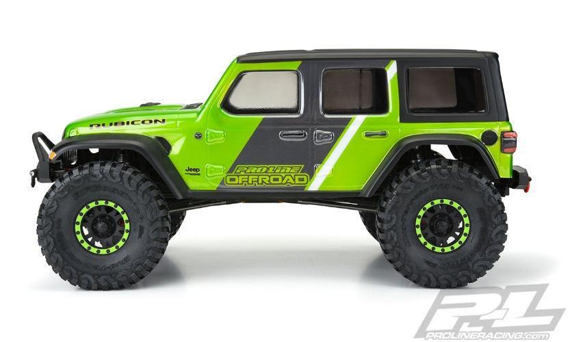 Pro-Line Jeep Wrangler JL Unlimited Rubicon Clear Body For Wheelbase Crawlers