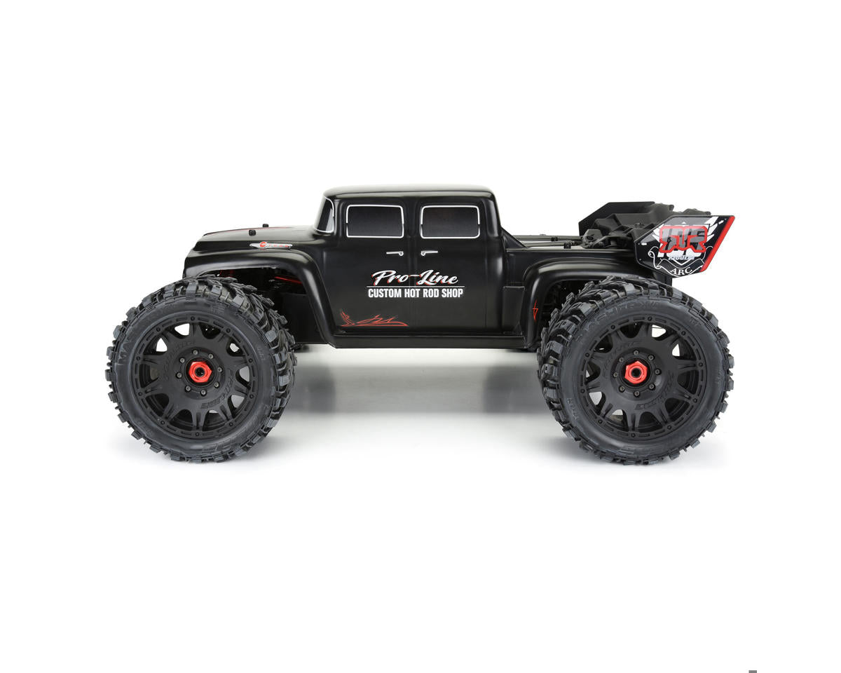 Pro-Line PRO3611-18 Ford® F-100 Bash Armor Pre-Cut Monster Truck Body (Black) (Kraton® 8S)