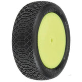 Pro-Line 8239-12 Electron 2.2 2WD MC Mounted Yellow Wheels TLR 22 5.0 Front