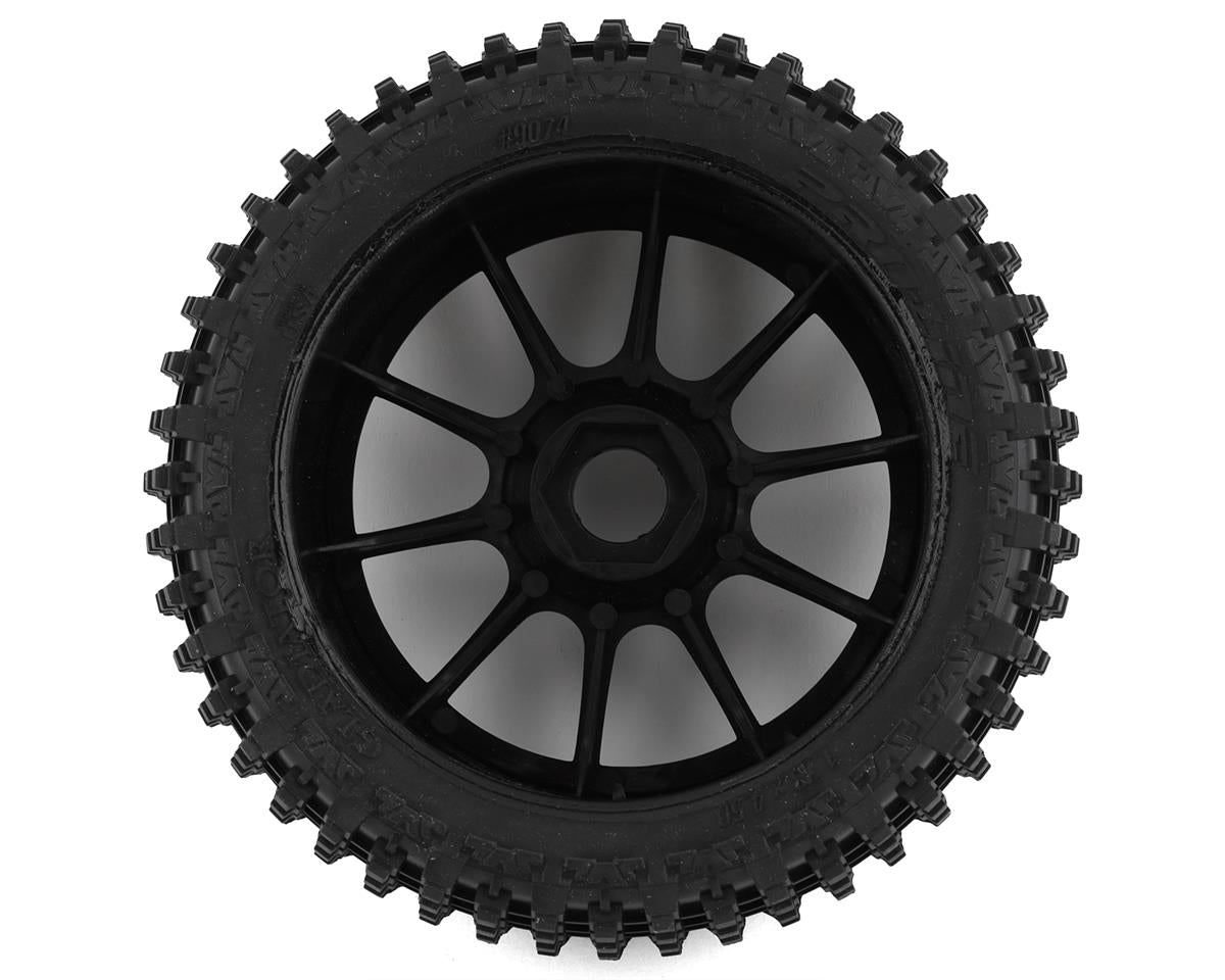 Pro-Line  9074-21 Gladiator Pre-Mounted 1/8 Buggy Tires (2) (Black)