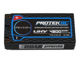 ProTek RC PTK-5143-25 Spencer Rivkin 2S 130C Low IR Si-Graphene + HV ULCG Shorty LiPo Battery (7.6V/4800mAh) w/5mm Connectors (ROAR Approved)