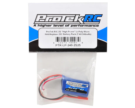 PROTEK RC 5185 2S High Power 30C Micro LiPo Battery (7.4V/240mAh) w/JST Connector