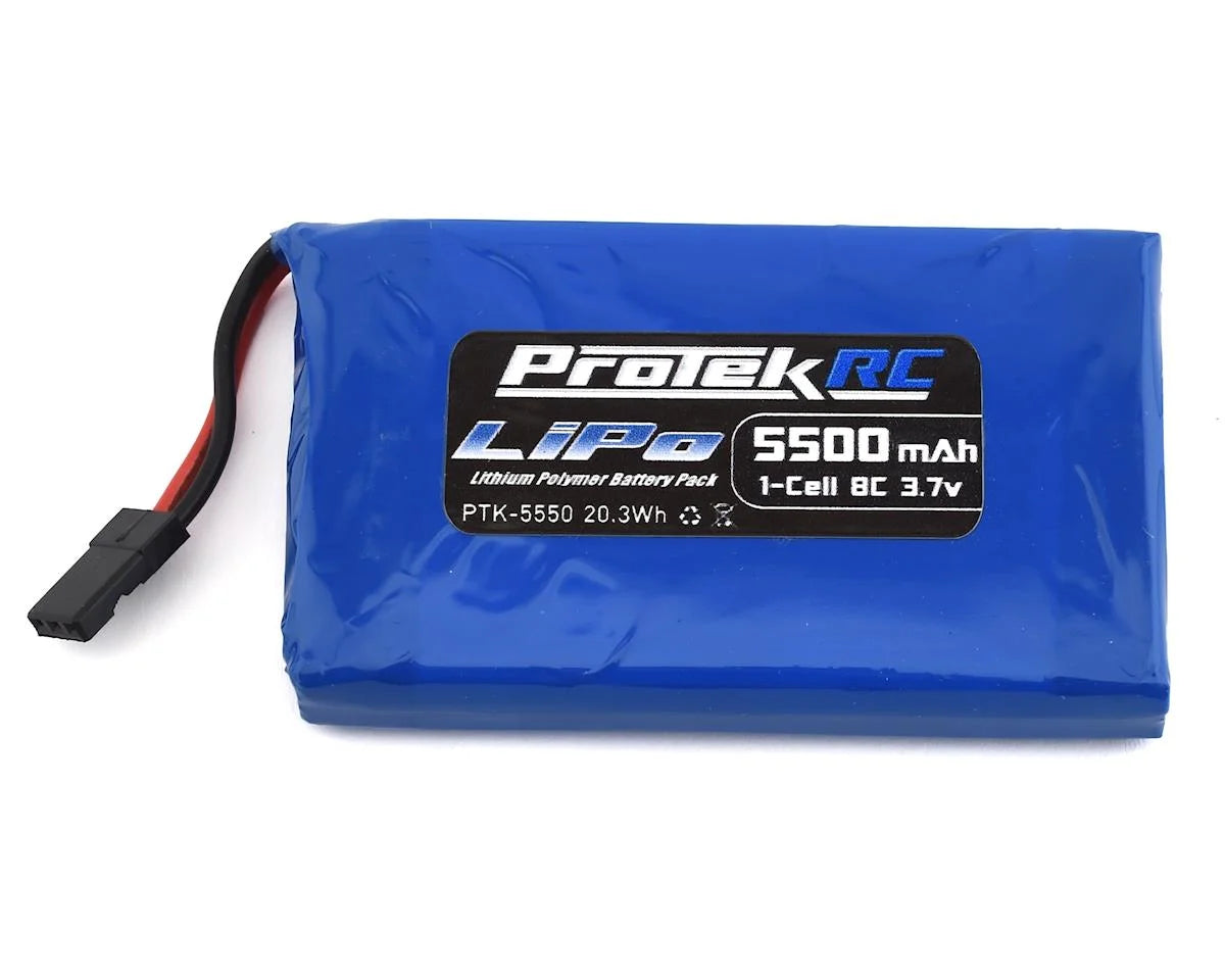 PROTEK RC 5550 1S High Capacity Sanwa M17 LiPo Transmitter Battery (3.7V/5500mAh)