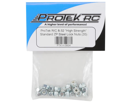 ProTek RC 8-32 "High Strength" Standard ZP Steel Lock Nut (20) PTK-H-5604