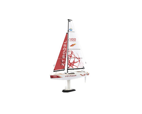 PlaySTEM Voyager 400 Sailboat w/2.4GHz Transmitter (Red) PYSXB03402A