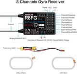 Radiolink 2.4Ghz R8FG v2.0 8 Channels Gyro Receiver w Voltage Telemetry Long Range Control