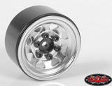 RC4WD Z-W0263 Stamped Steel 1.0" Stock Beadlock Wheels (Chrome) Gelande II