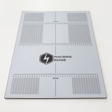 Racers Edge RCEPRO2700 Pit Set Up Board for 1/10, 1/8 Buggy & On Road Car, 400x480mm, Extra Lighweight with Plastic Decal