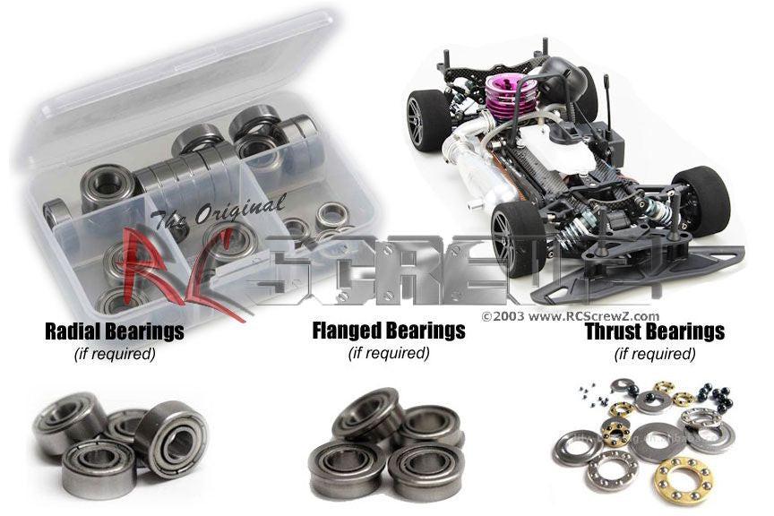 RCScrewz mug029b Mugen Seiki MTX6 Nitro 1/10th Metal Shielded Bearings